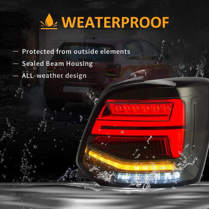 VLAND Full LED Tail Lights For Volkswagen VW Vento Polo 2009-2017