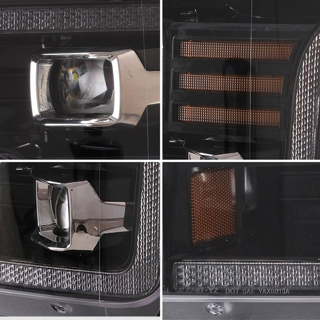 VLAND LED Headlights For 2015-2017 Ford F150 Halogen Models