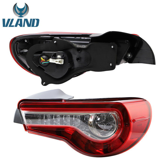 VLAND Full LED Tail Lights for Toyota 86 GT86 2012-2020 Subaru BRZ 2013-2020 Scion FR-S 2013-2020