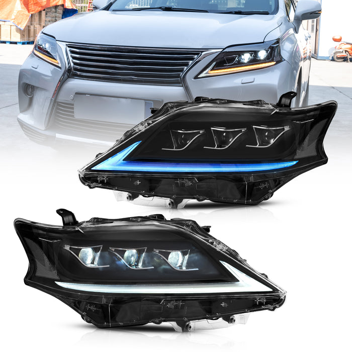 VLAND Headlights For Lexus RX350 RX450H 2013-2015 Third Generation (AL10) [For Xenon Models]