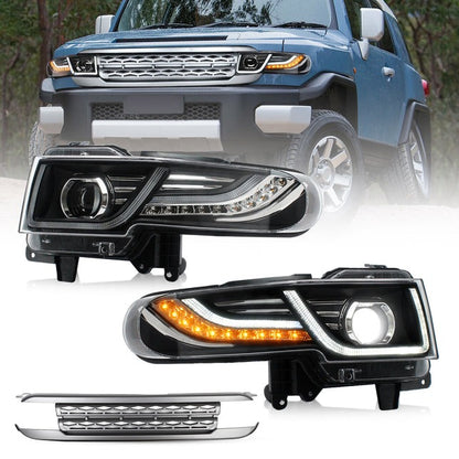 VLAND LED Headlights For Toyota Fj Cruiser With Grille 2006-2022 (Bulbs Not Included)