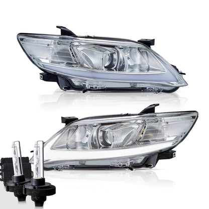 VLAND LED Projector Headlights For 2010 2011 Toyota Camry Base LE SE and XLE w/Sequential (US version)