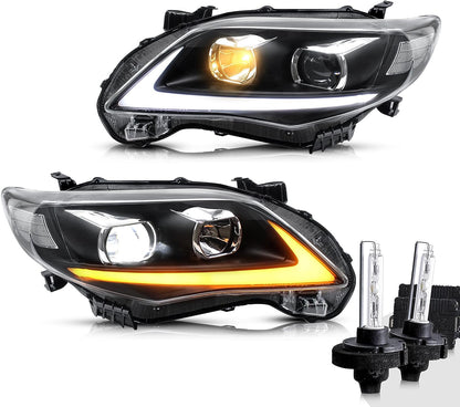 VLAND LED Headlights For 2011-2013 Toyota Corolla (E140/E150) 10th Gen facelift