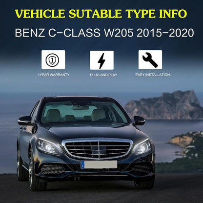 VLAND LED Projector Headlights For Mercedes Benz W205 C-Class 2015-2021