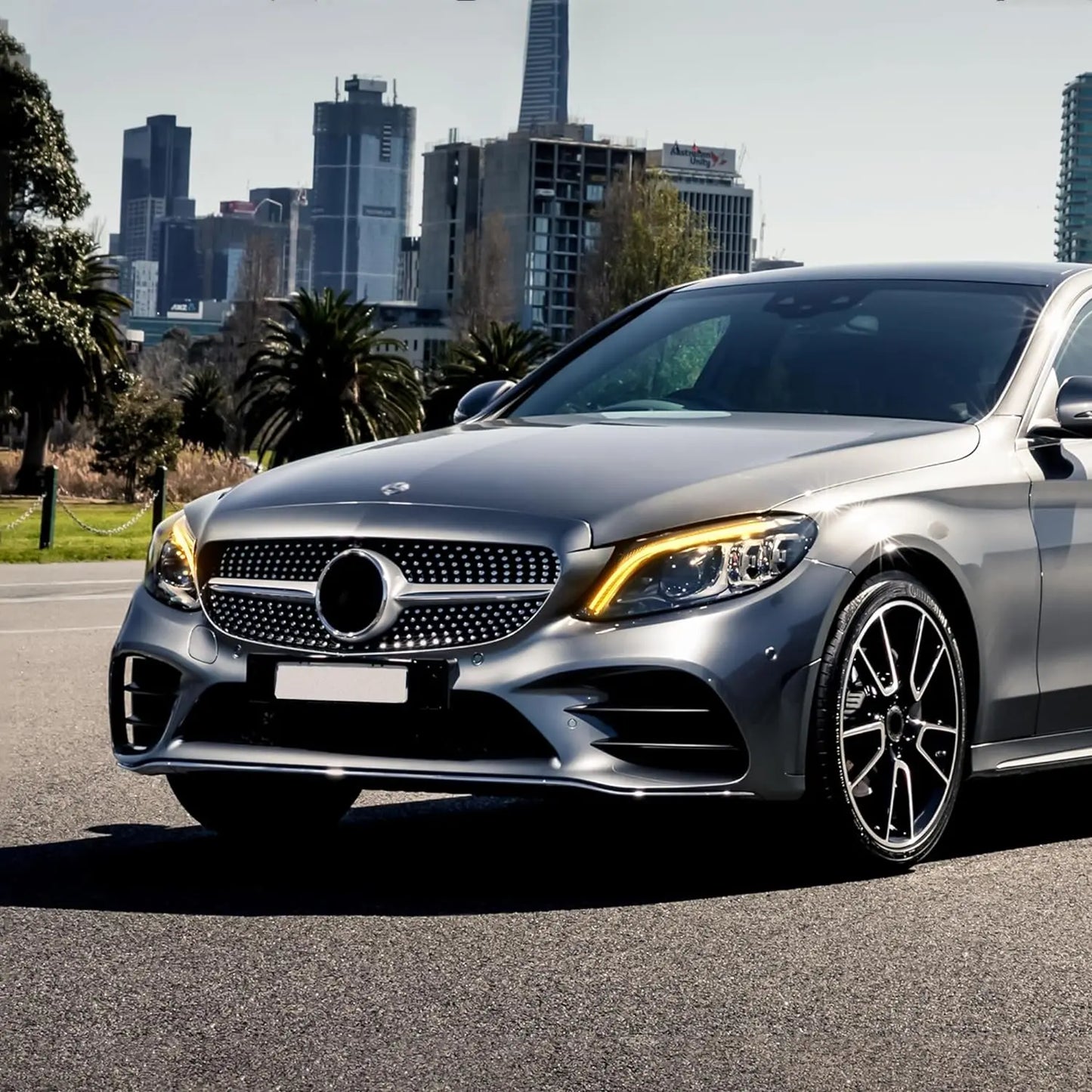 VLAND LED Projector Headlights For Mercedes Benz W205 C-Class 2015-2021