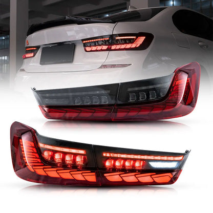 VLAND OLED Tail Lights For BMW 3 Series G20 Sedan 2019-2022 Seventh Generation with Start-up Animation(Fit For North American models)