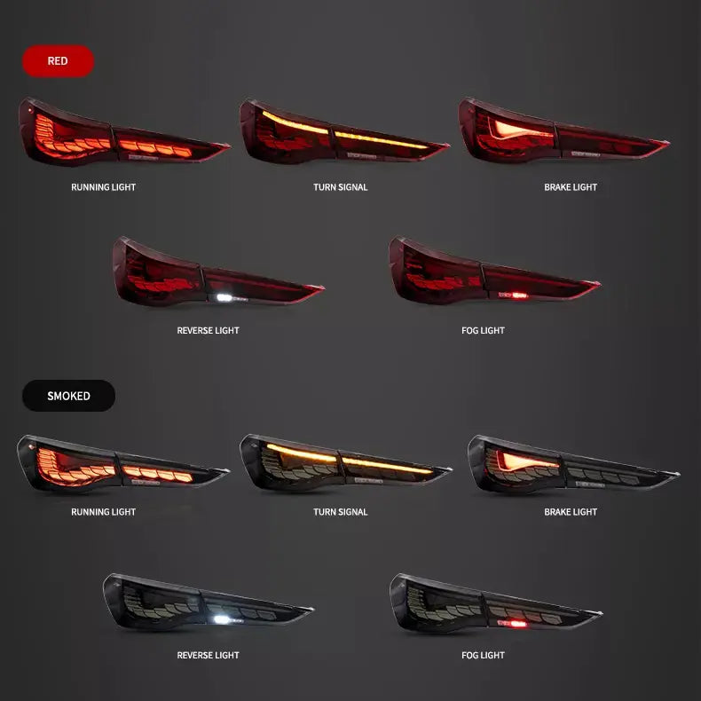 VLAND OLED Rear Lights For 2020-2024 Bmw 4-Series G22/G23/G26 Tail Lights Assembly