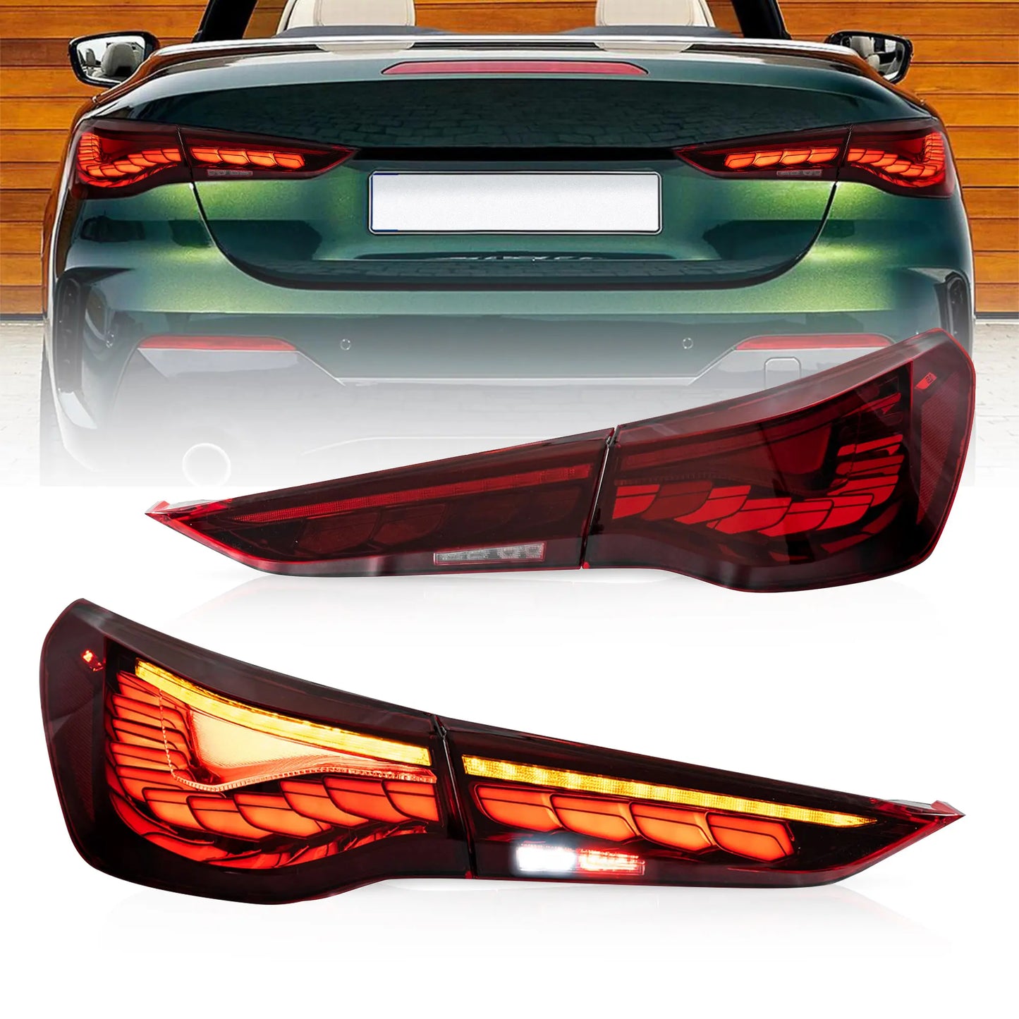 VLAND OLED Rear Lights For 2020-2024 Bmw 4-Series G22/G23/G26 Tail Lights Assembly