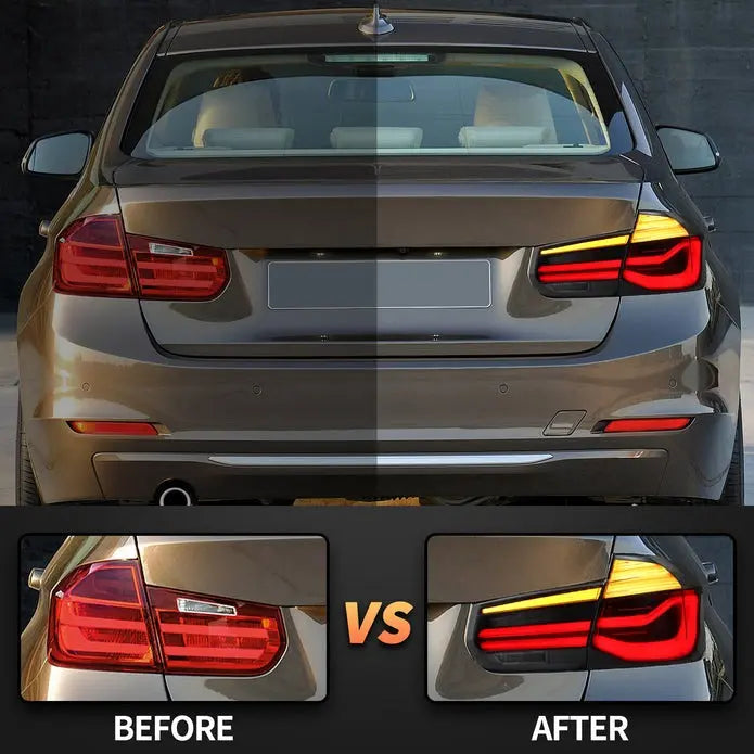 VLAND Full LED Taillights For BMW 3-Series BMW F30 F35 F80 320i 328i 328D 335i M3 6th Gen Sedan 2013-2018