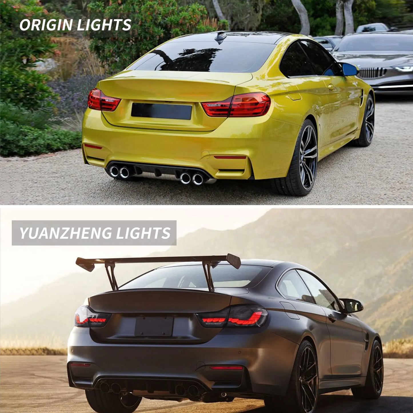 VLAND OLED Tail Lights For BMW M4 F82 F83 F32 F36 Sedan/Coupe/Convertible 2014-2020