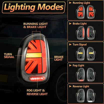 VLAND Full LED Tail Lights For BMW Mini Cooper Countryman R60 2010-2016