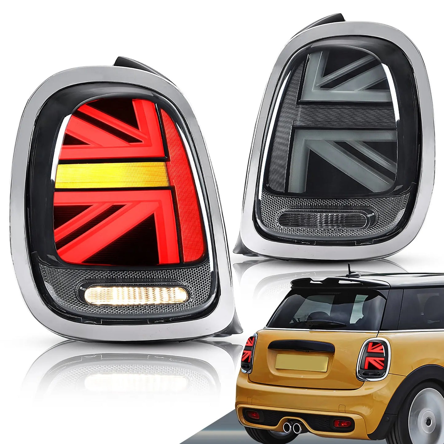 VLAND Full LED Tail Lights Lamps For BMW Mini Cooper F-Series 2014-2019 (F55/F56/F57)