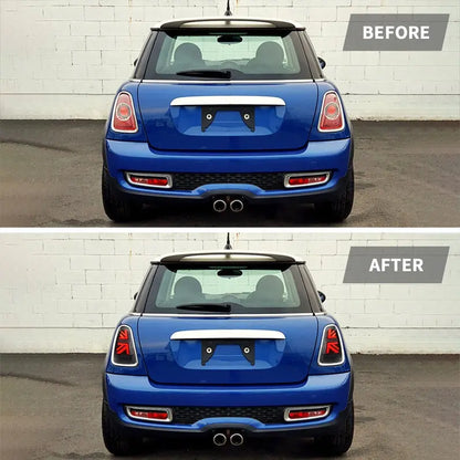 VLAND Full LED Tail Lights For BMW Mini R-Series Mini Cooper R56 R57 R58 R59 2007-2013