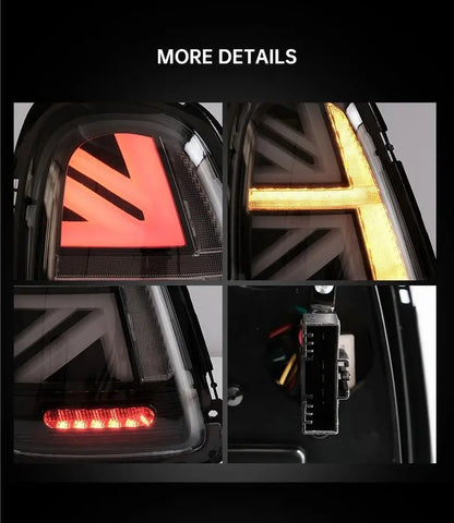 VLAND Full LED Tail Lights For BMW Mini R-Series Mini Cooper R56 R57 R58 R59 2007-2013
