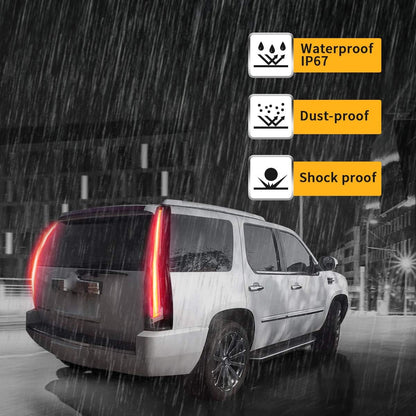 VLAND Full LED Tail Lights For Cadillac Escalade 2007-2014 ( Not Fit GMC and Hybird Models) 6 Holes with 6Pins