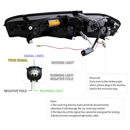 VLAND LED Tail lights For Chevrolet Camaro 2016-2018
