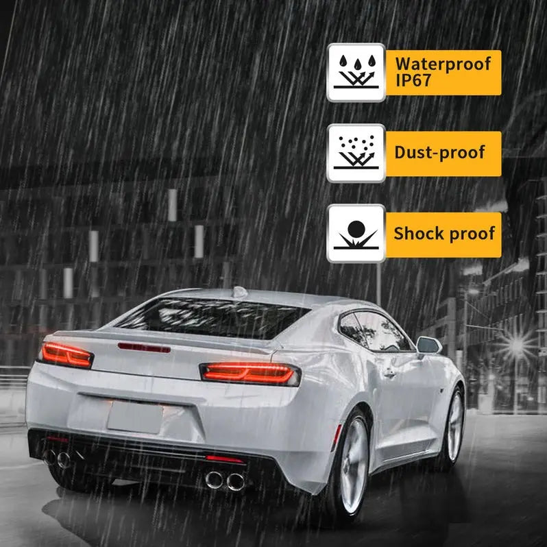 VLAND LED Tail Lights For Chevrolet Chevy Camaro 2016-2018 With Reverse Lights (Fit For American Models)