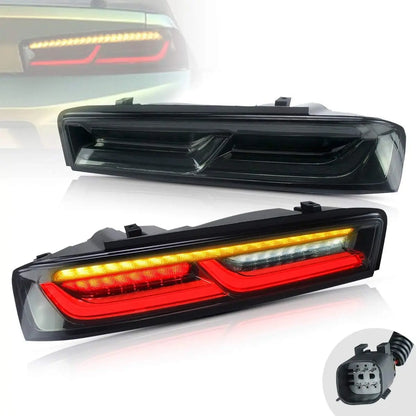 VLAND LED Tail Lights For Chevrolet Chevy Camaro 2016-2018 With Reverse Lights (Fit For American Models)