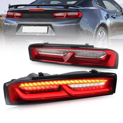 VLAND LED Tail Lights For Chevrolet Chevy Camaro 2016-2018 With Reverse Lights (Fit For American Models)