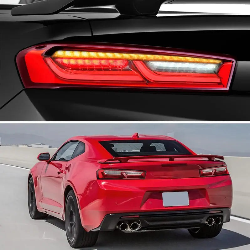 VLAND LED Tail Lights For Chevrolet Chevy Camaro 2016-2018 With Reverse Lights (Fit For American Models)
