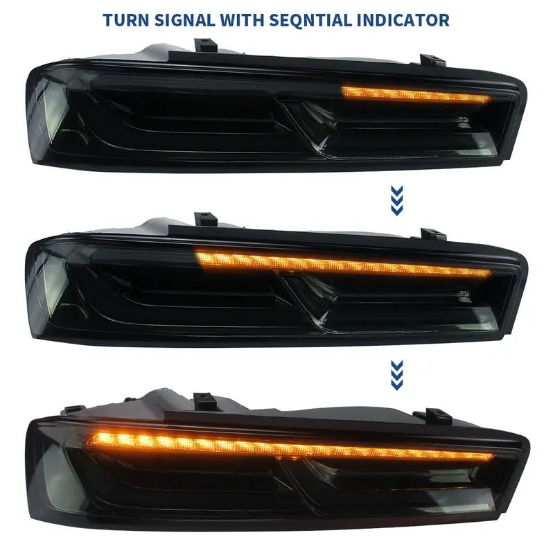 VLAND Taillights For Chevrolet Chevy Camaro 2016-2018 without Reversing Lights (Fit For European Models)