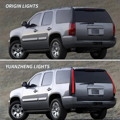 VLAND Full LED Tail Lights For Chevrolet Tahoe Suburban 2007-2014 GMC Yukon and Yukon Denali/XL 2007-2014