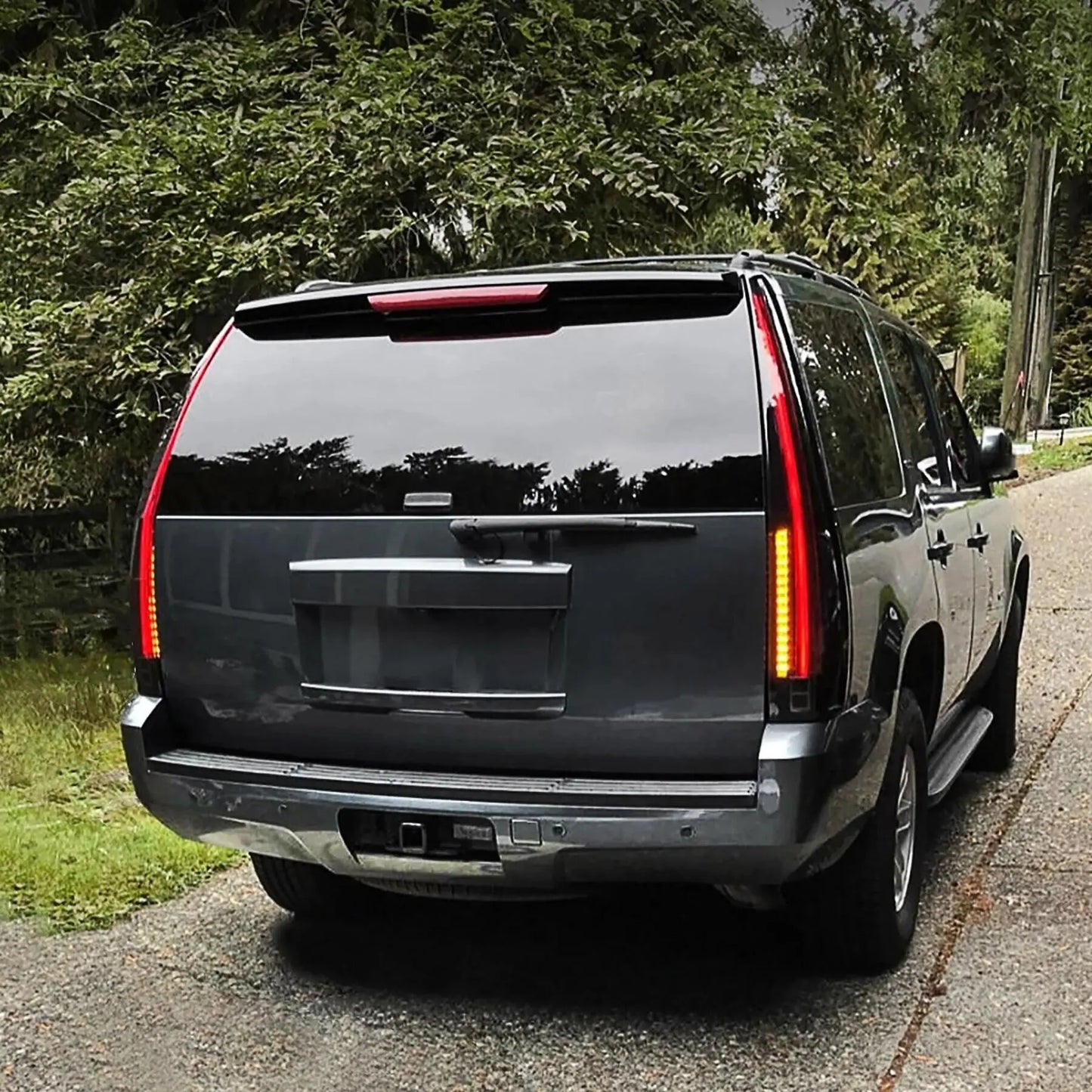 VLAND Full LED Tail Lights For Chevrolet Tahoe Suburban 2007-2014 GMC Yukon and Yukon Denali/XL 2007-2014