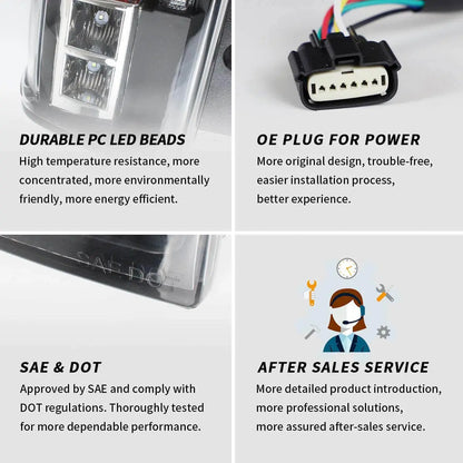 VLAND Full LED Taillights For Chevrolet Tahoe Suburban 2015-2020 GMC Yukon and Yukon Denali/XL 2015-2020 Fourth Generation