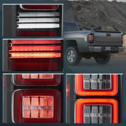 VLAND Tail Lights For Chevrolet Silverado 1500 2007-2013 2500HD/3500HD 2007-2014, GMC Sierra 3500HD 2007-2014