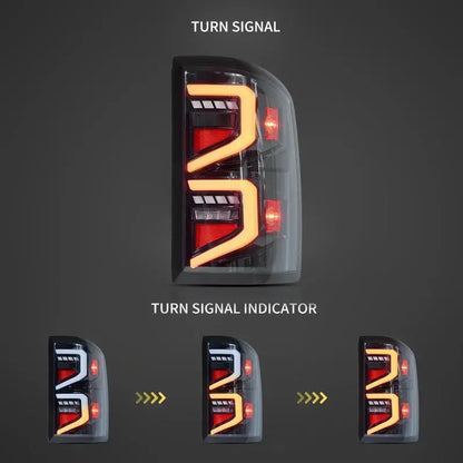 VLAND Tail Lights For Chevrolet Silverado 1500 2007-2013 2500HD/3500HD 2007-2014, GMC Sierra 3500HD 2007-2014