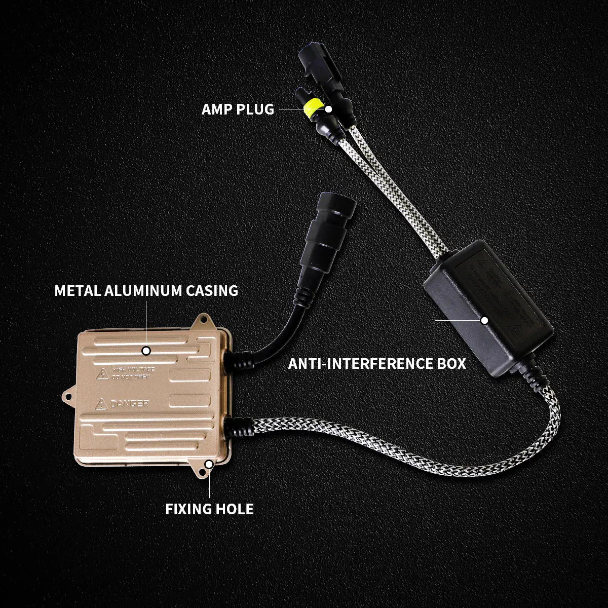 VLAND D2H/H7 Xenon Bulbs Conversion HID KIT with Ballast 12V 35W 55W 6000K