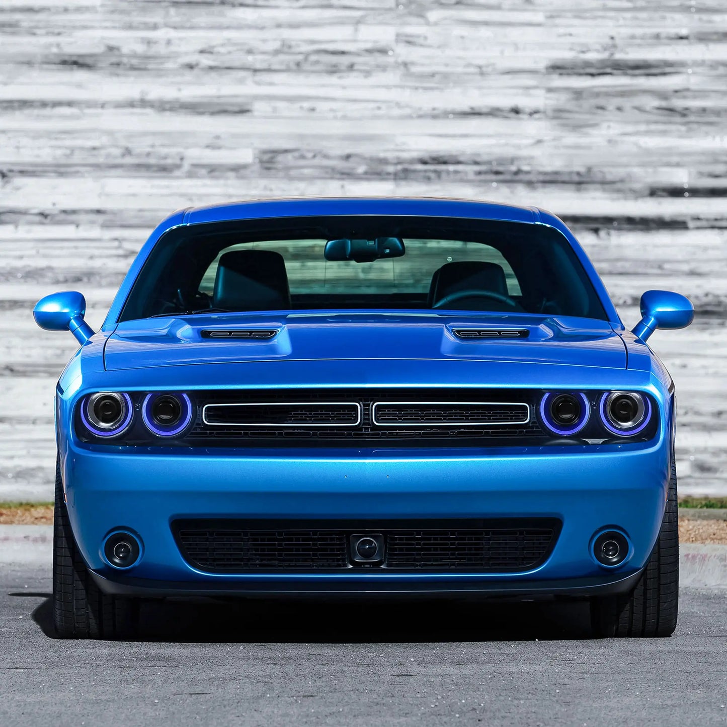 VLAND RGB LED Headlights For Dodge Challenger 2015-2019(Not Fit For HID Original Models)