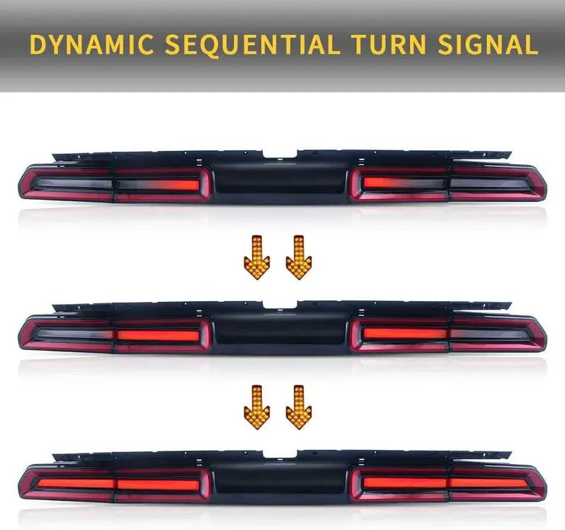 VLAND LED Tail Lights For Dodge Challenger Coupe 3rd Generation 2008-2014
