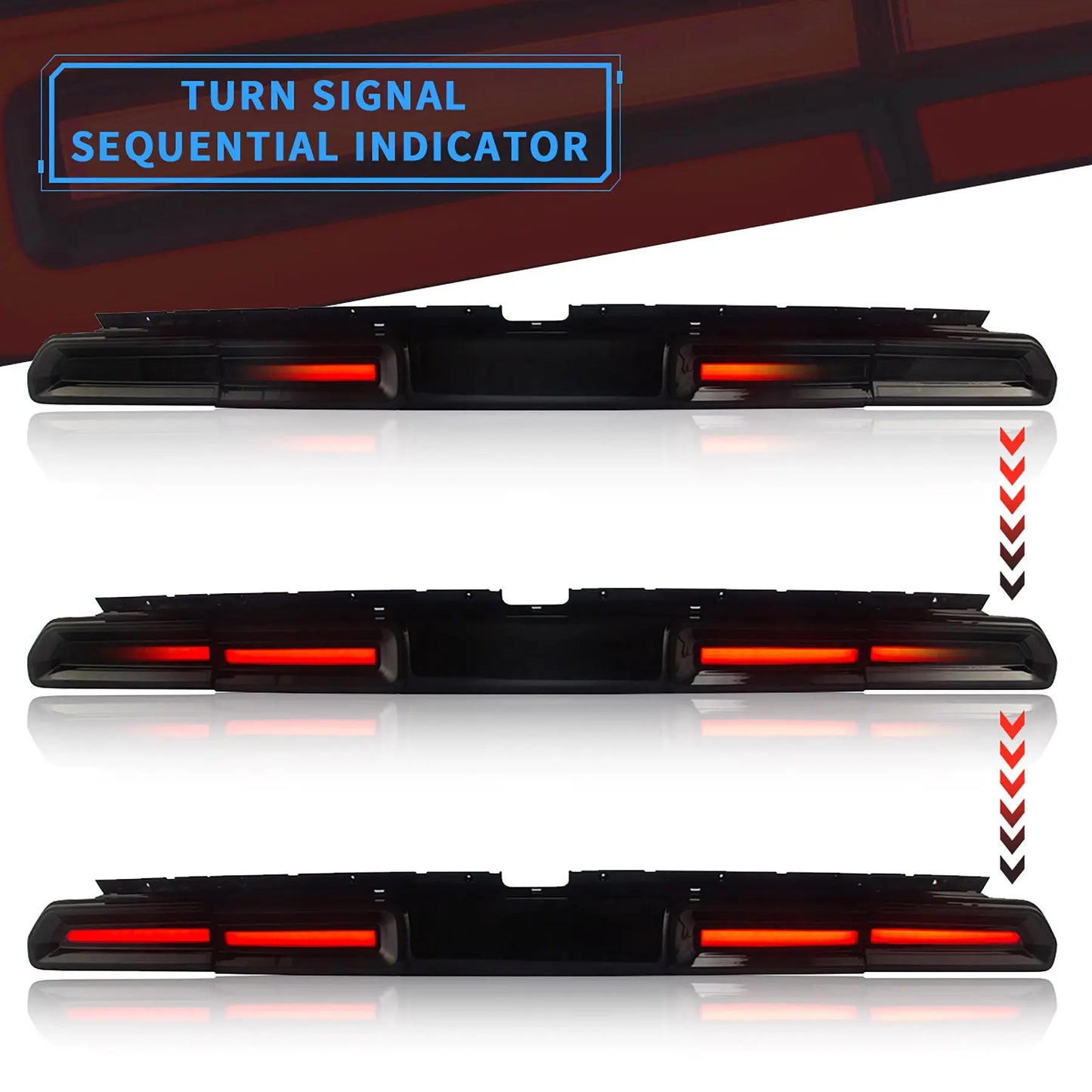 VLAND LED Tail Lights For Dodge Challenger Coupe 3rd Generation 2008-2014
