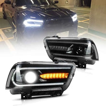 VLAND Dual Beam Projector Headlights for Dodge Charger 2011-2014