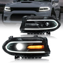 VLAND Dual Beam Projector Headlights For Dodge Charger 2015-2023