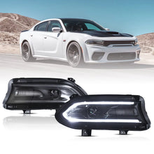 VLAND Dual Beam Projector Headlights For Dodge Charger 2015-2023