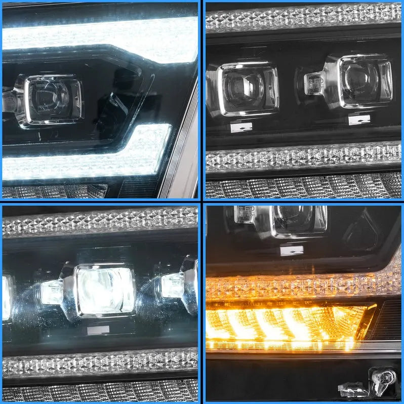 VLAND Full LED Headlights For Dodge Ram 2019-2024