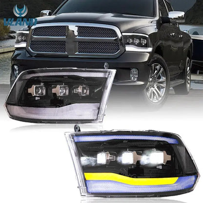 VLAND LED Projector Headlights For Dodge Ram 1500/2500/3500 2009-2018/Ram 1500 Classic 2019-2021