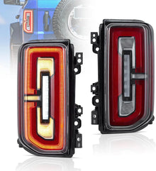 VLAND Led Tail Lights Compatible For Ford Bronco 2021-2023 6th Gen U725 (NOT FIT RAPTOR) With Dynamic Running Light
