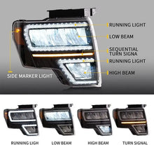 VLAND Full LED Headlights For Ford F150 2009-2014 (Not for Led Models & F250 F350)