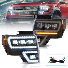 VLAND LED Headlights Compatible For 2009-2014 Ford F150 with Breathe Dynamic DRL (Not for Led Models & F250 F350)