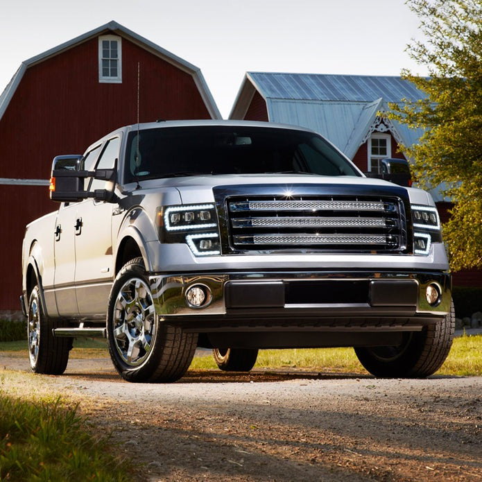 VLAND LED Headlights Compatible For 2009-2014 Ford F150 with Breathe Dynamic DRL (Not for Led Models & F250 F350)