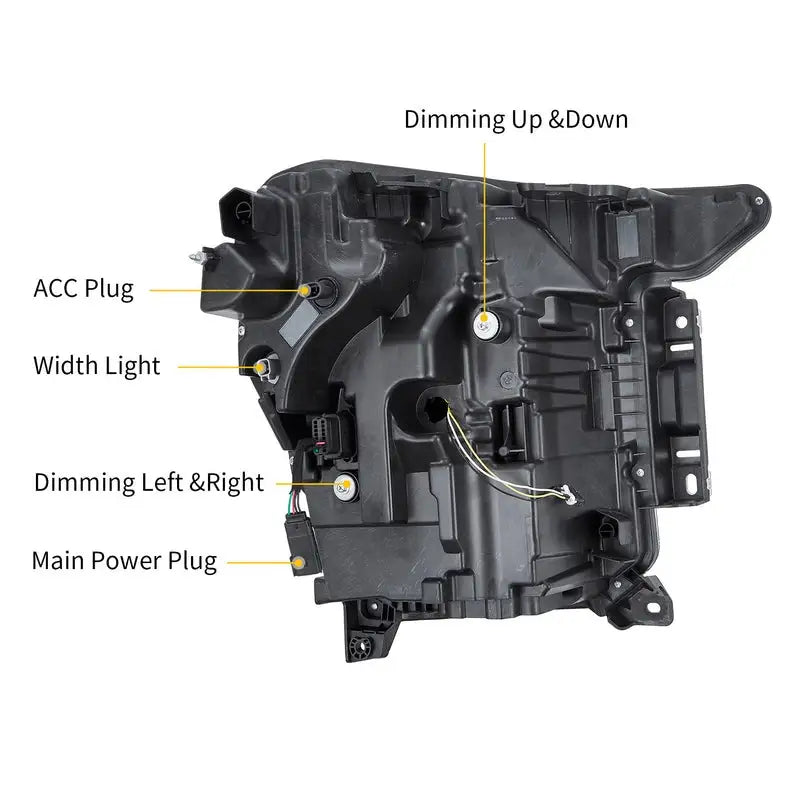 VLAND LED Projector Healights For Ford F150 2021-2023 Fourteenth Gen