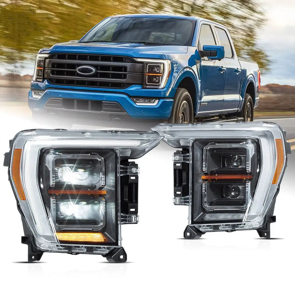 VLAND LED Projector Healights For Ford F150 2021-2023 Fourteenth Gen