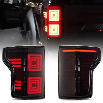 VLAND LED Tail Lights For 2015-2020 Ford F150 Pickup Rear Lamp Assembly Startup