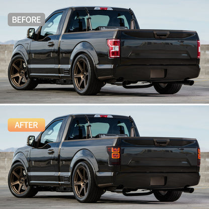 VLAND OLED Taillights For 2015-2020 Ford F150 w/Animation Amber Turn Signal