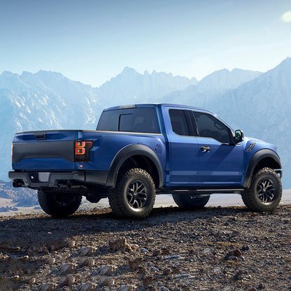 VLAND OLED Taillights For 2015-2020 Ford F150 w/Animation Amber Turn Signal