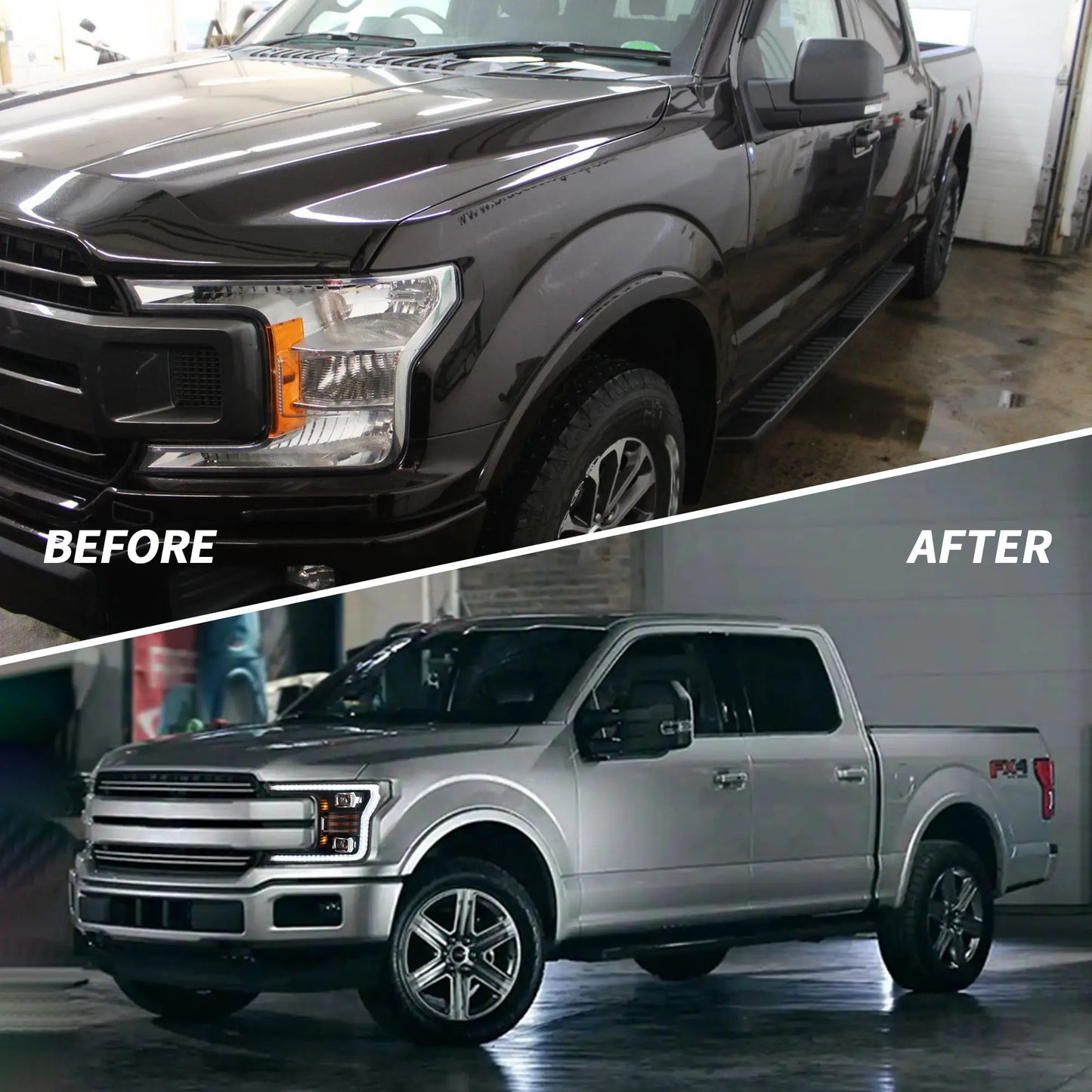 VLAND LED Headlights Fit For Ford F150 2017-2020 (Not Fit A Raptor)