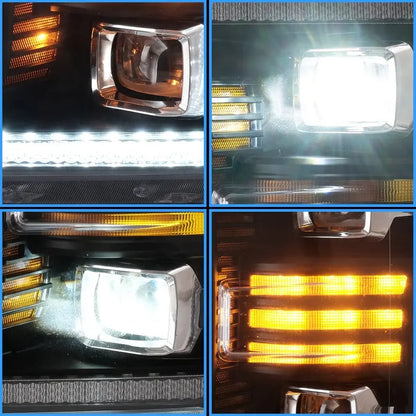 VLAND LED Projector Headlights and Full LED Tail Lights For Ford F150 2018-2020(Do not fit 2017-2020 Ford F-150 Raptor)